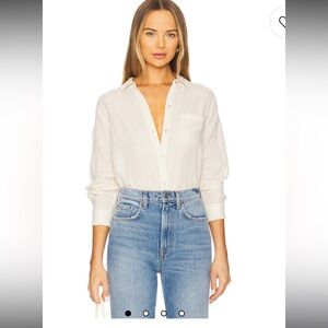 Rails Ellis Shirt in Birch (Grey) Medium